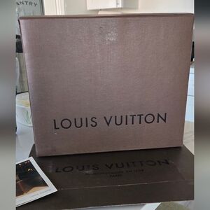 Authentic Louis Vuitton Box, Bag And Postcard/greeting Card